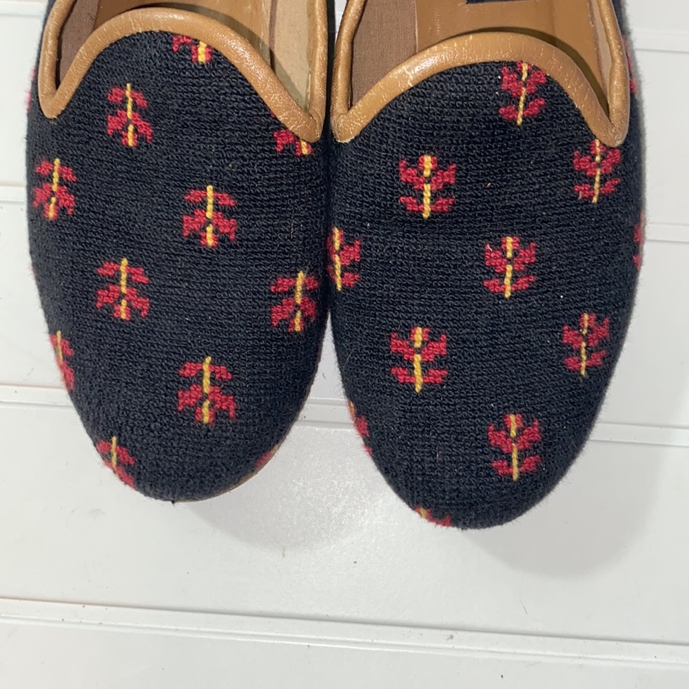Zalo Needlepoint Floral Loafer Gem